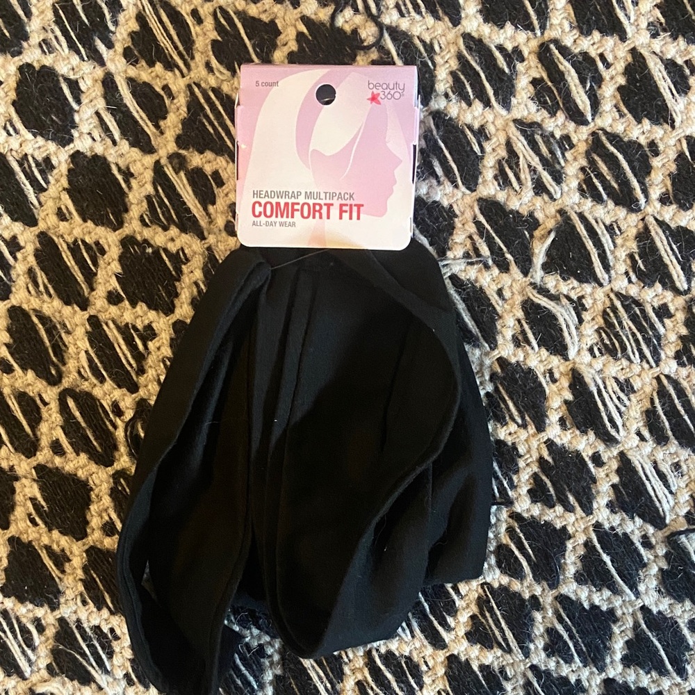 Beauty 360 Comfort Fit Black Headbands